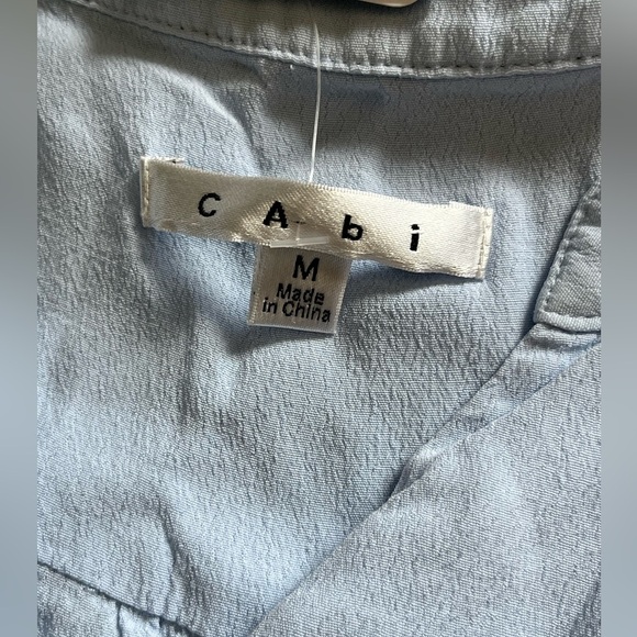 CAbi Sky Blue Button-Down Blouse - Picture 5 of 5